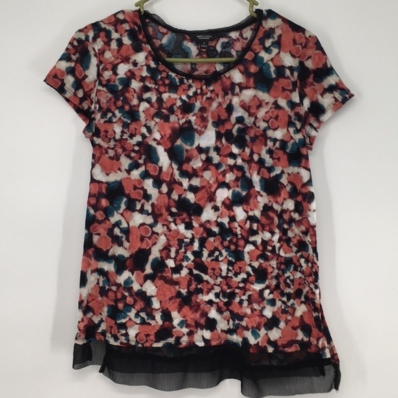 Simply Vera Vera Wang Tops - Vera Wang Multi Color Dress Casual Top
